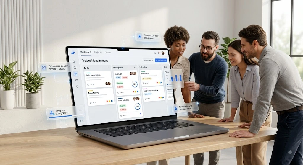 Automate project management and task assignments with an automated project dashboard