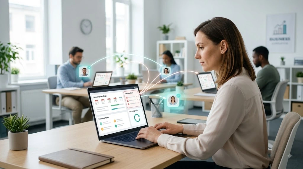 Automated task reminders and deadline alerts for small business