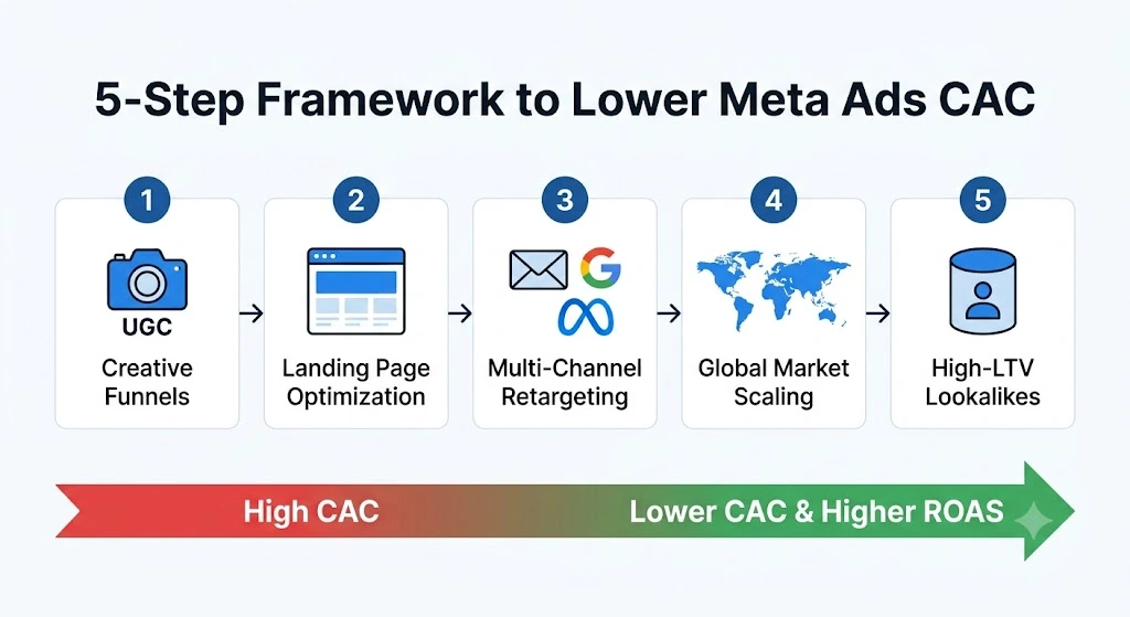Meta Ads CAC Too High framework for ecommerce brands