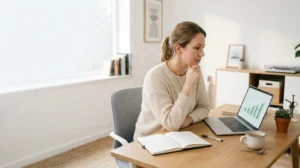 Scale a small business without increasing costs — owner planning strategy at desk