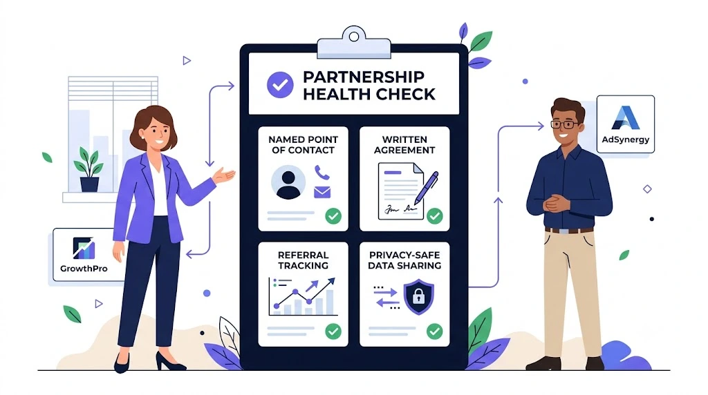 Partnership health check for successful business collaboration