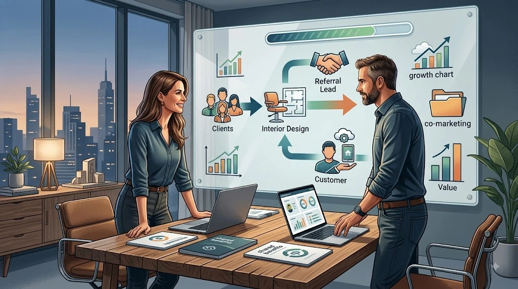 
strategic partnership generating referral sales for small businesses