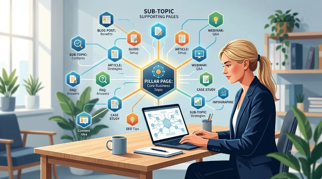 How to build a topic cluster for small business SEO